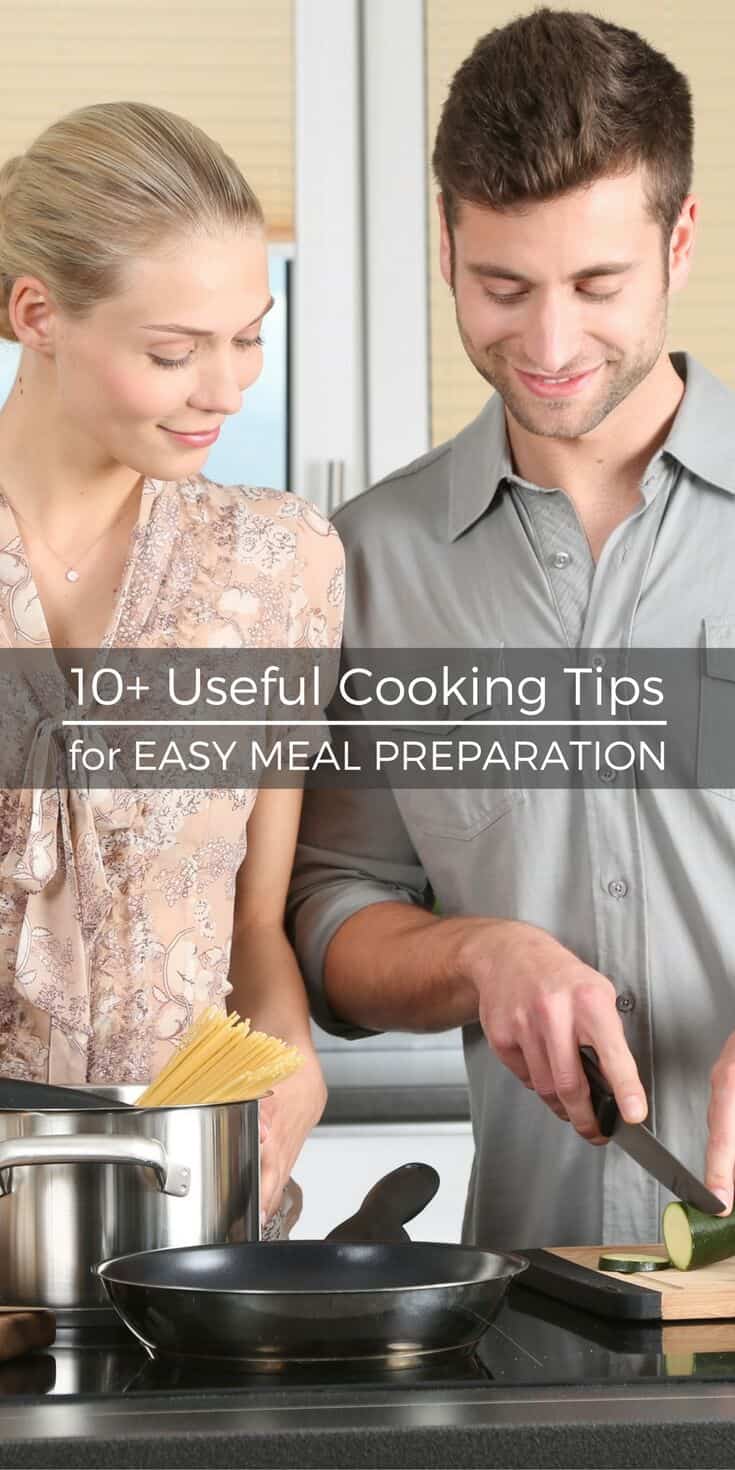 Cooking doesn't have to be intimidating when you learn how to be more efficient in the kitchen. Check out these useful cooking tips for easy meal prep! | SoSimpleIdeas.com