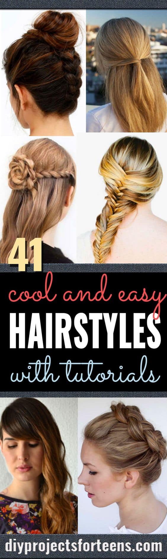 Easy Hairstyles For Long Hair To Do At Home - So Simple Ideas
