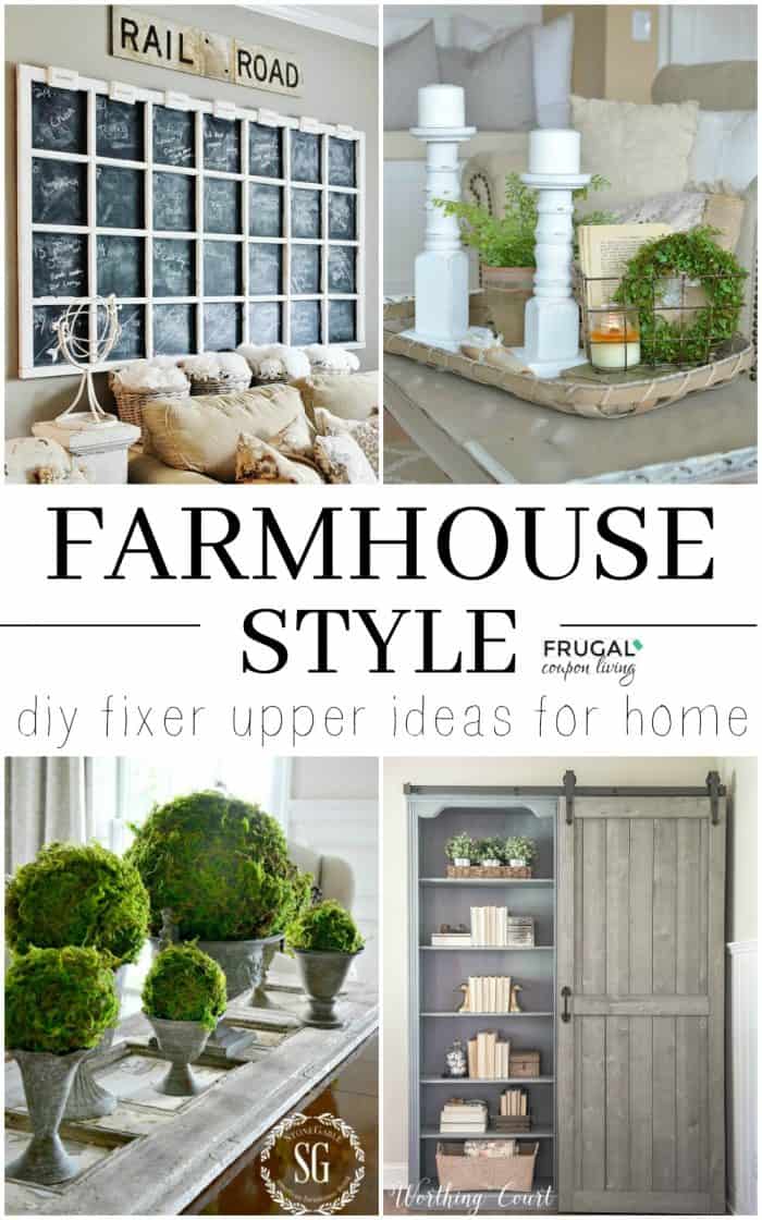 DIY Fixer Upper Farmhouse Decor Ideas