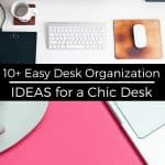 easy diy desk organization ideas pinterest image