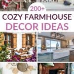 cozy farmhouse decor ideas pinterest image