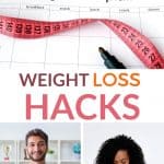 weight loss hacks pinterest image