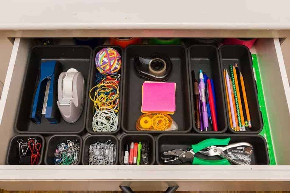 desk drawer organizer.