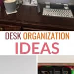 desk organization pinterest image