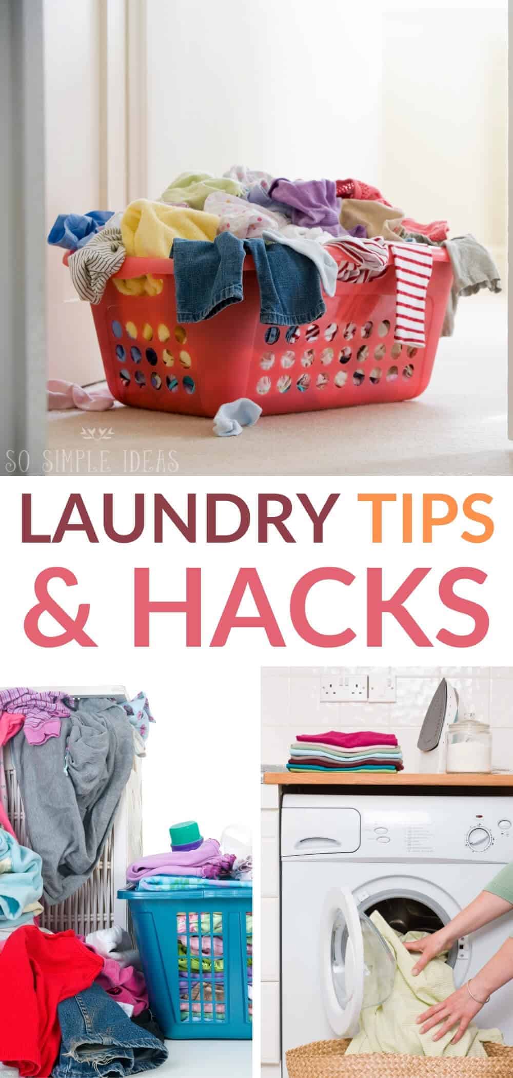 Laundry Hacks and Tips to Clean Clothes Effectively So Simple Ideas