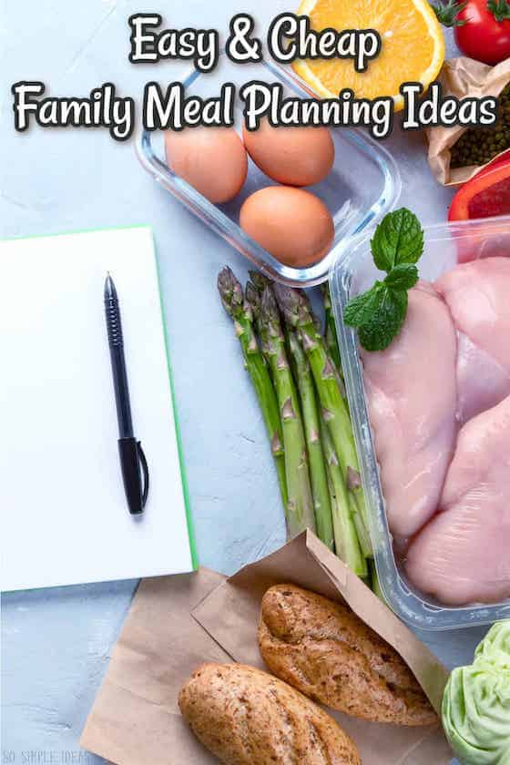meal planning ideas for families cover image