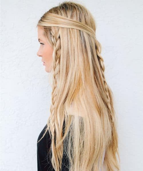 hippie braids