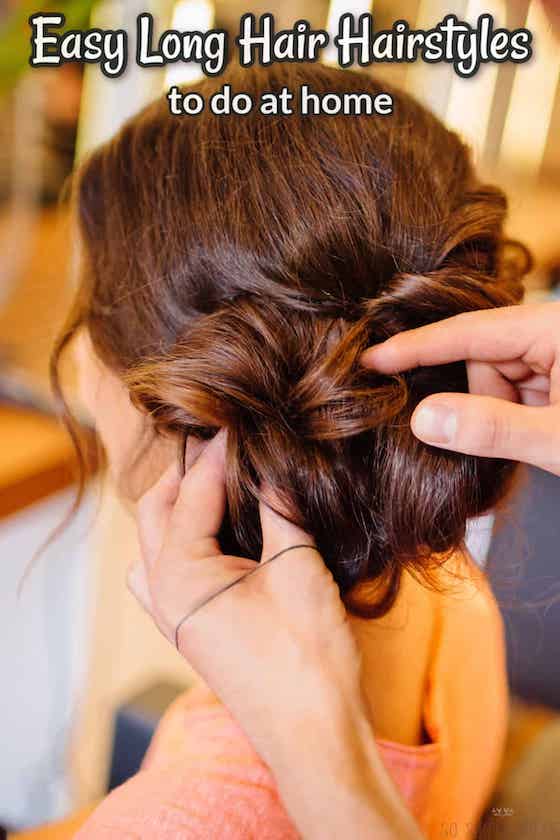 easy hairstyles for long hair cover image