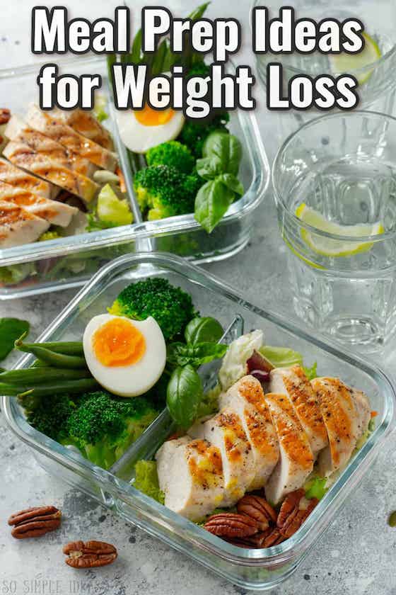 meal prep ideas for weight loss cover image