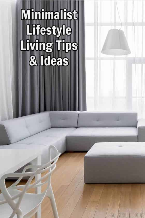 minimalist lifestyle living tips and ideas cover image