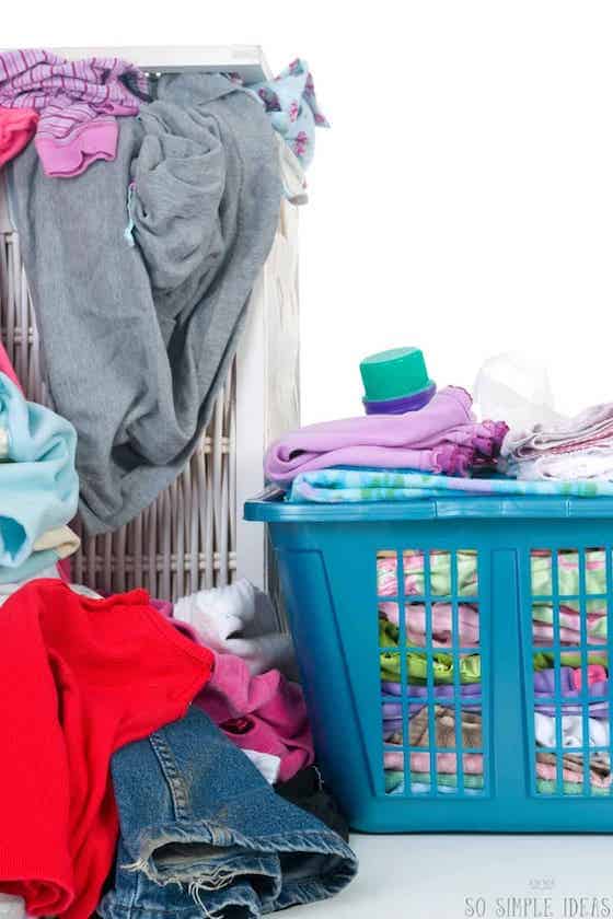 sorting laundry hacks