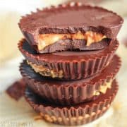 vegan peanut butter cups featured image