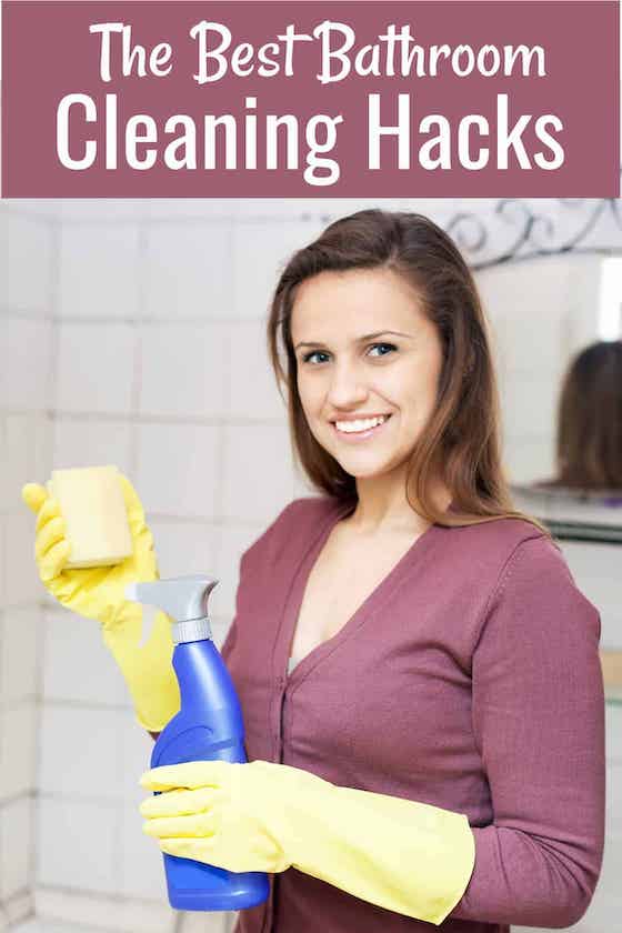 best bathroom cleaning hacks