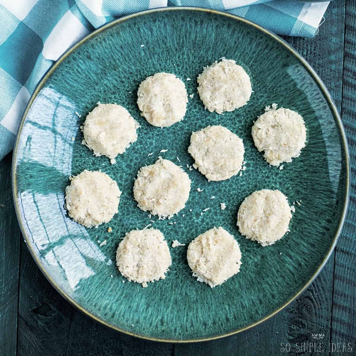 coconut keto no bake cookies featured image