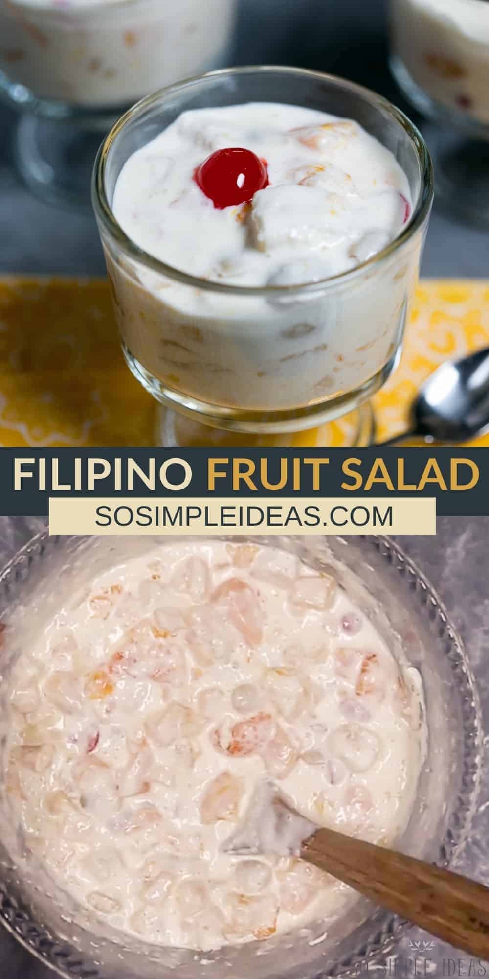 filipino fruit salad pinterest image