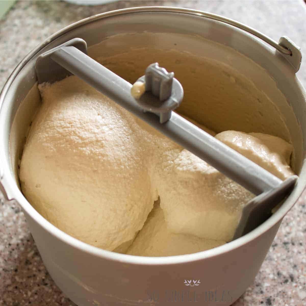 frozen keto peach ice cream without eggs