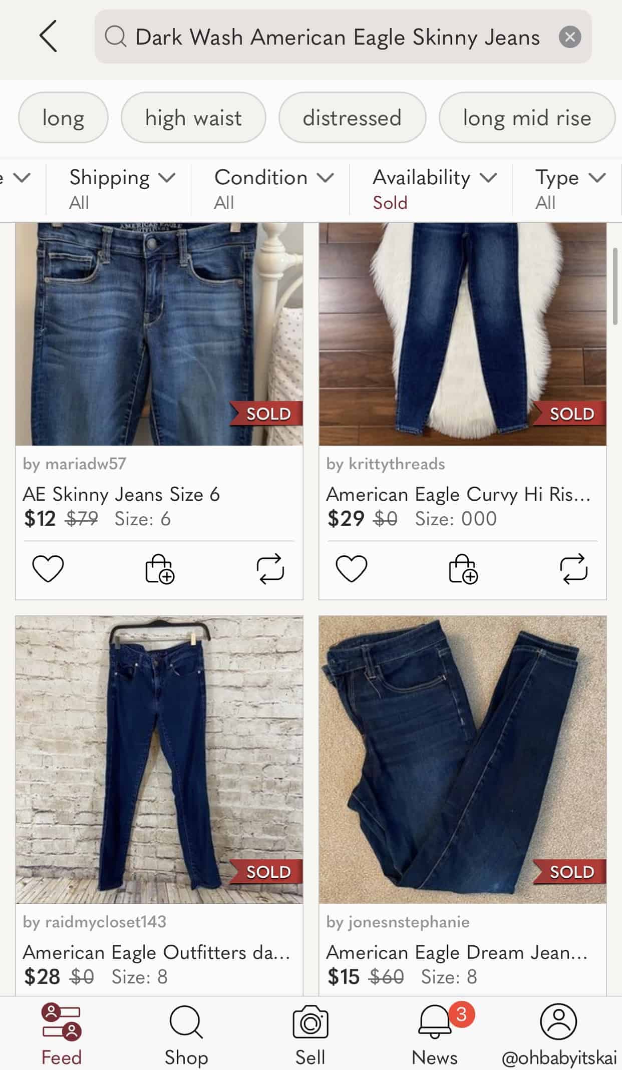 how to find comps on poshmark