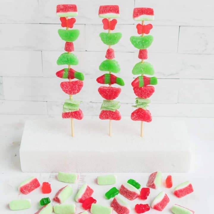 How To Make Gummy Candy Kabobs Skewers So Simple Ideas