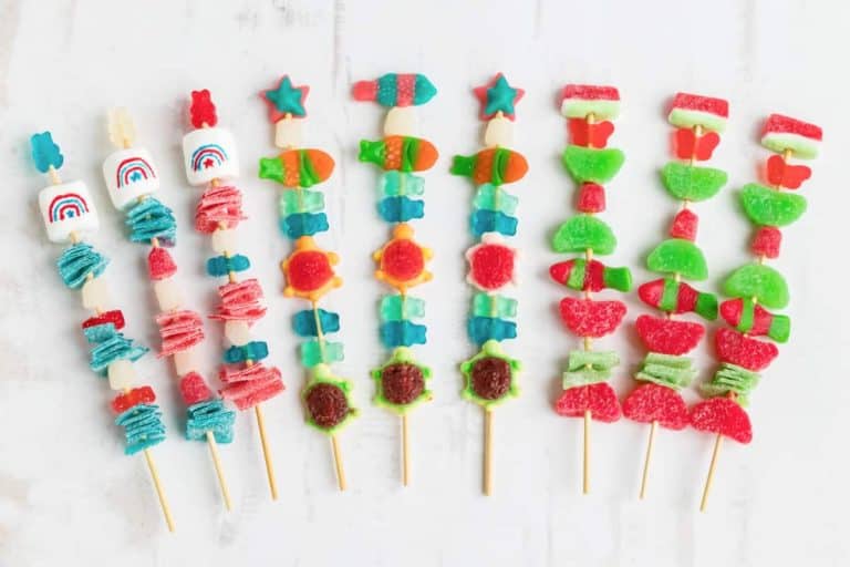 How To Make Gummy Candy Kabobs Skewers So Simple Ideas