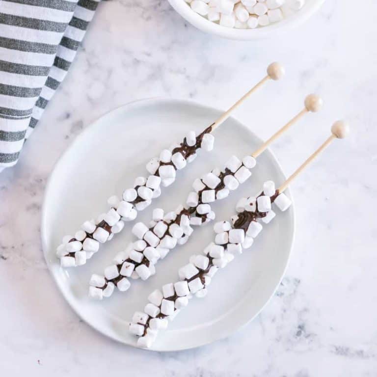 Hot Chocolate Stirrers With Marshmallows So Simple Ideas