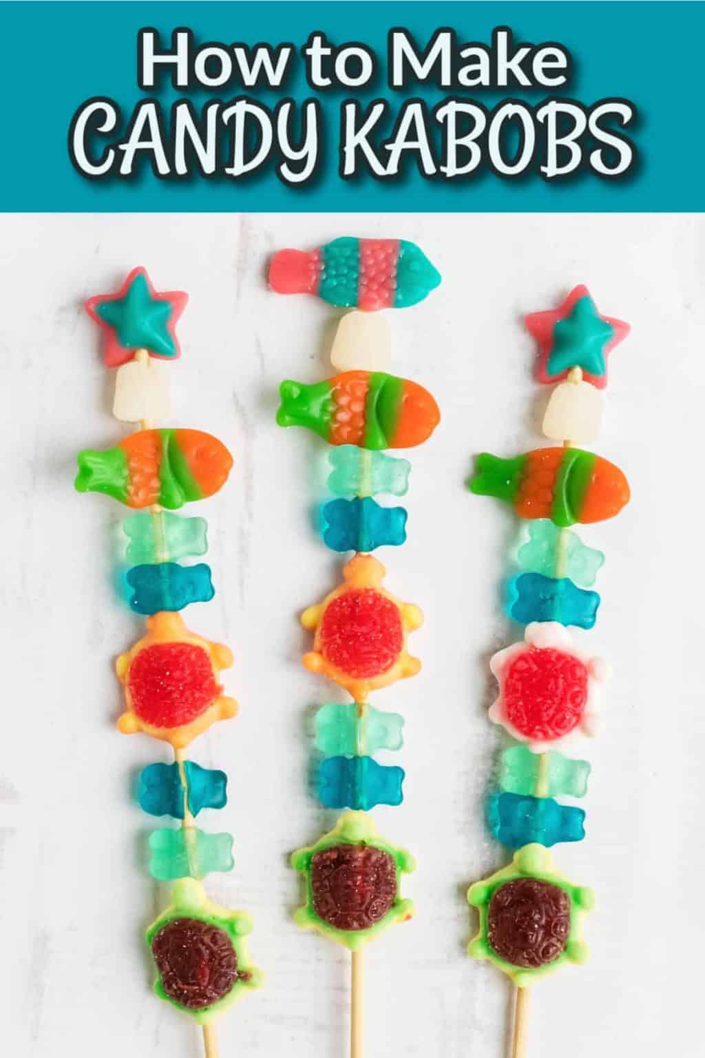 How To Make Gummy Candy Kabobs Skewers So Simple Ideas