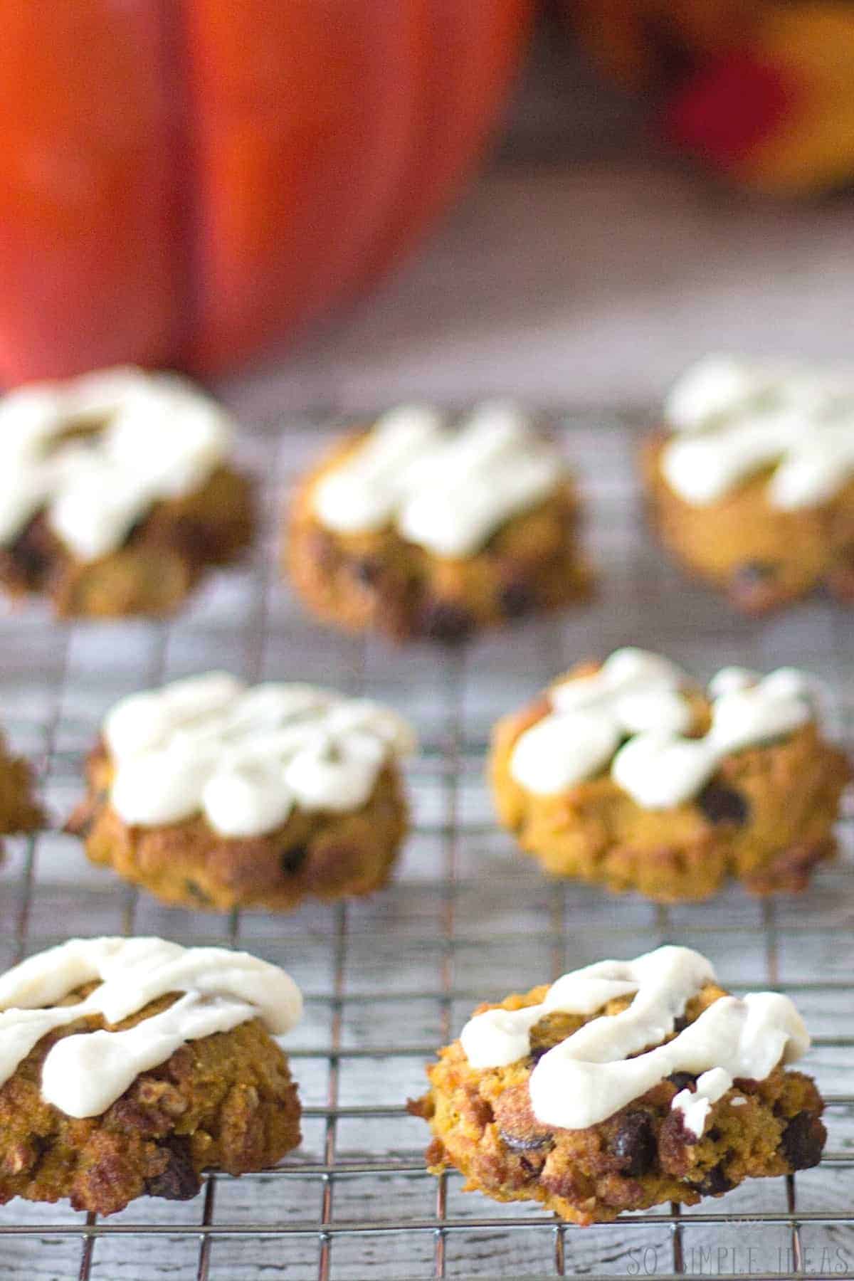 keto chocolate chip pumpkin cookies