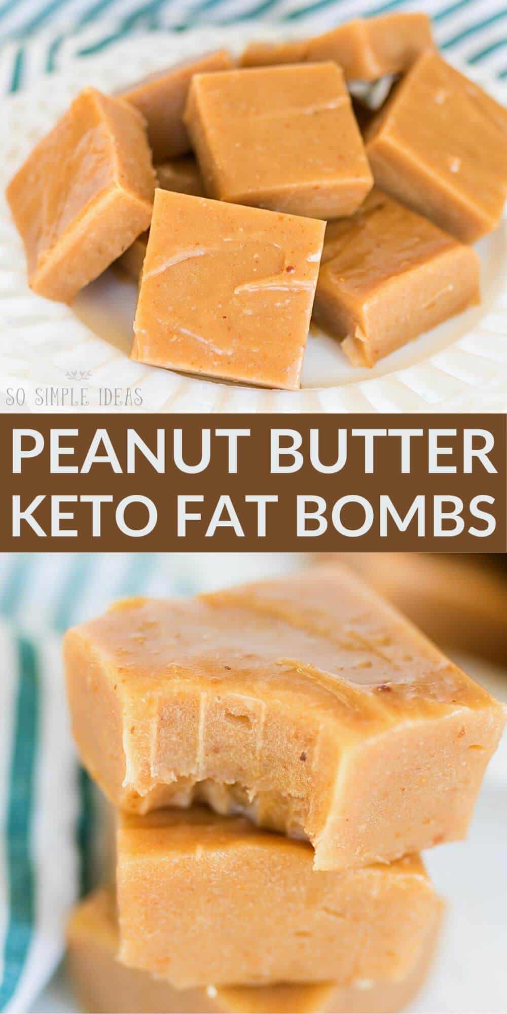 peanut butter fat bombs pinterest image