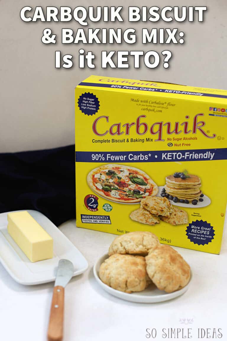 Carbquik Biscuit & Baking Mix Is it keto? So Simple Ideas