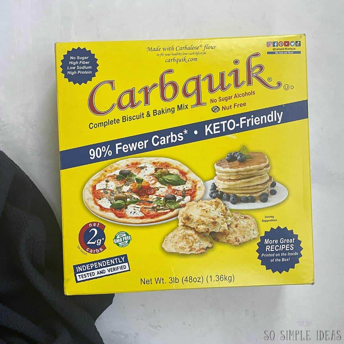 front of carbquik box