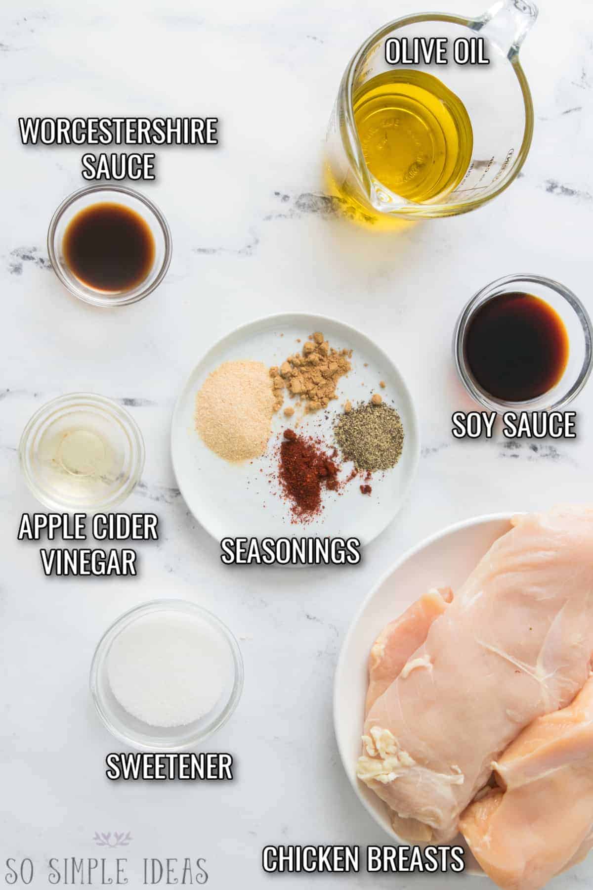 air fryer marinated chicken ingredients.