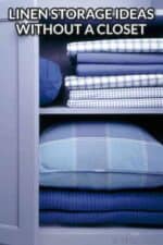 Linen Storage Ideas Without A Closet - So Simple Ideas