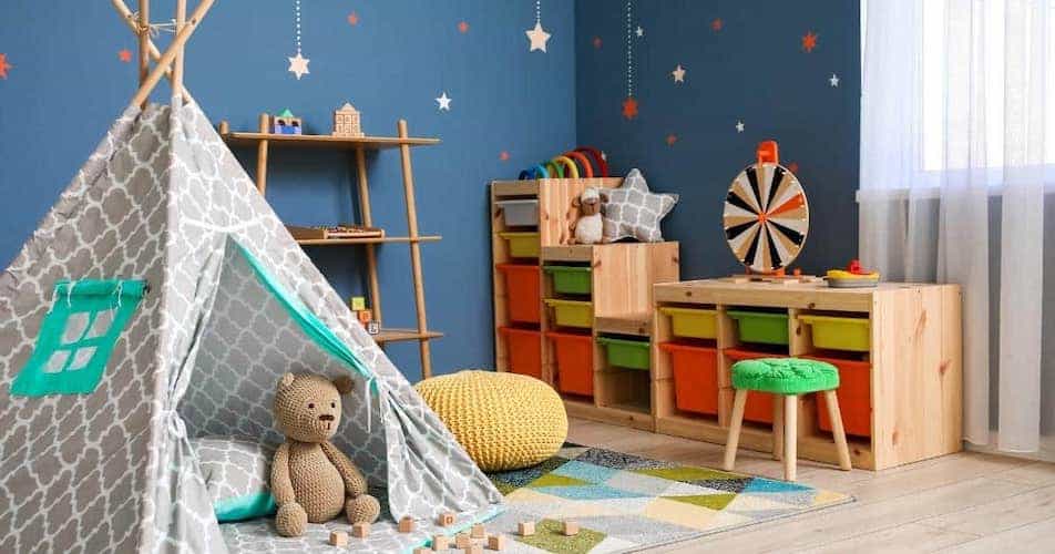 ideas for organizing a playroom.