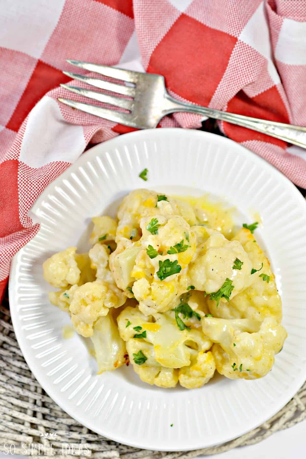 cauliflower macaroni substitute.