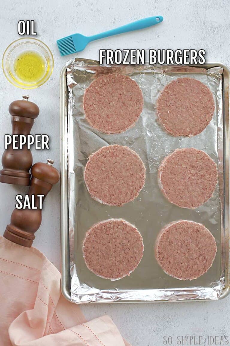 Cooking Frozen Burgers In The Oven So Simple Ideas