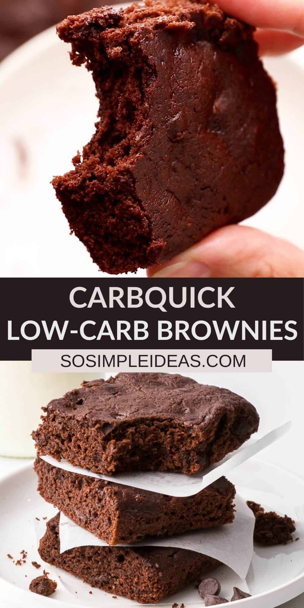 carbquik brownies pinterest image.