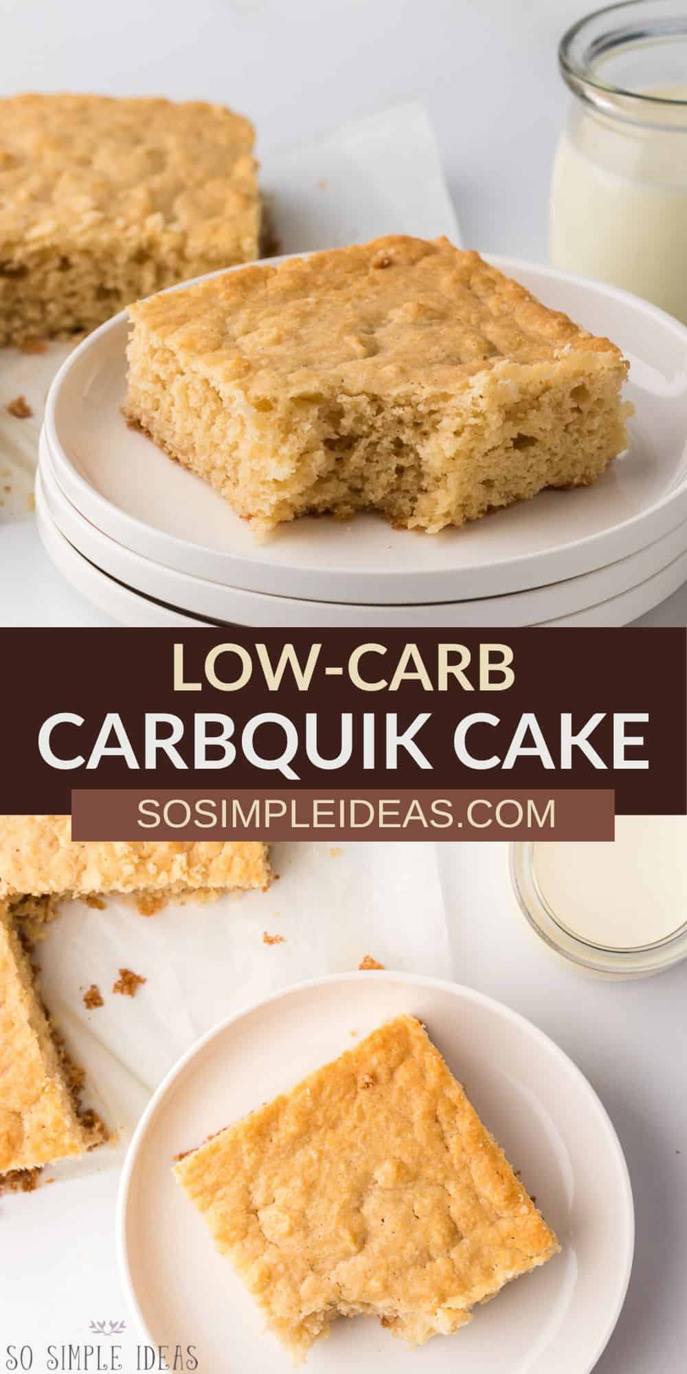 carbquik cake pinterest image.