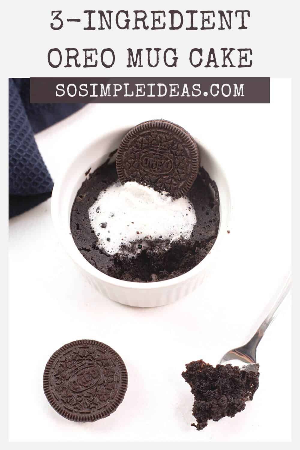 oreo mug cake pinterest image.