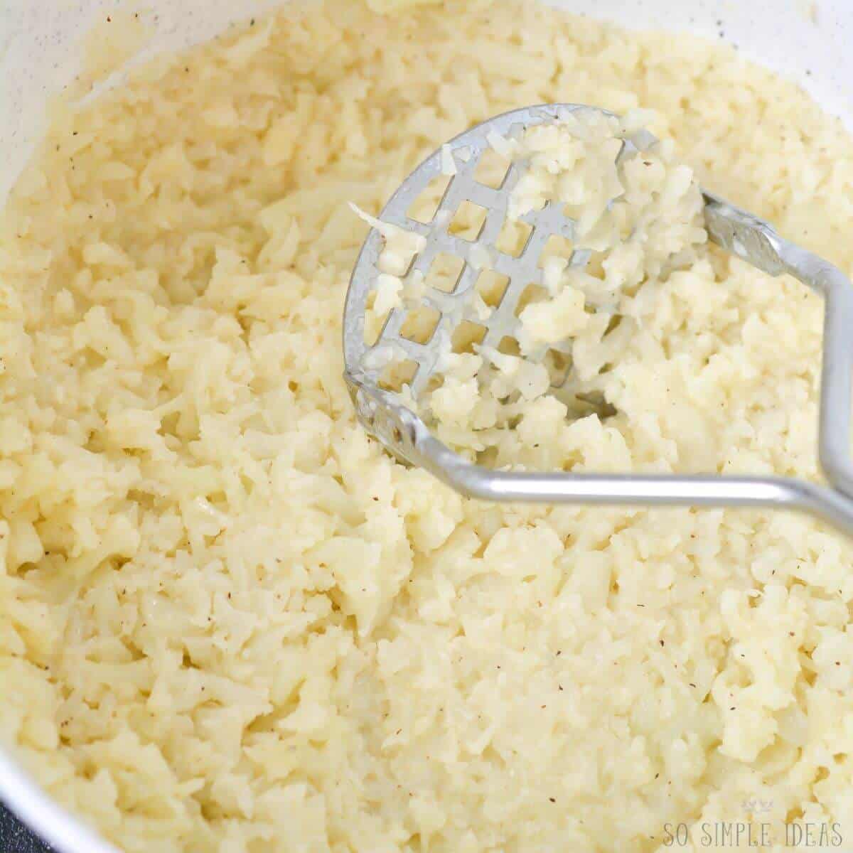 thicken cauliflower mash.